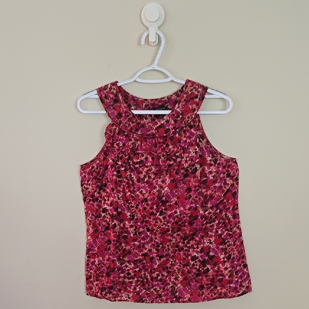 Ann Taylor Pink Floral Blouse